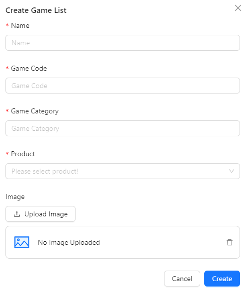 Create Edit Game List Image