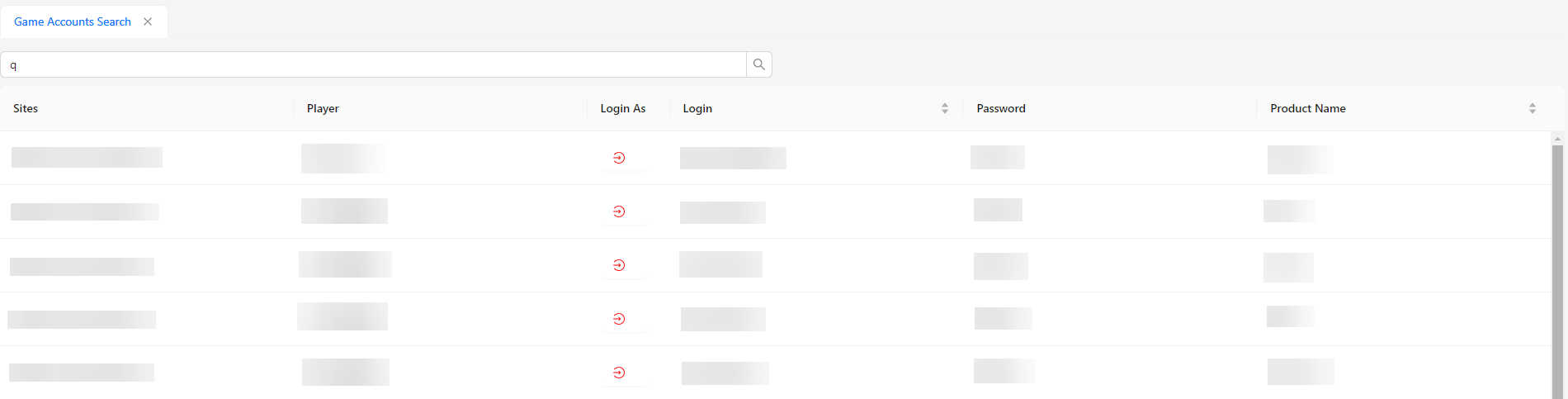 Game Account Search Listing Image