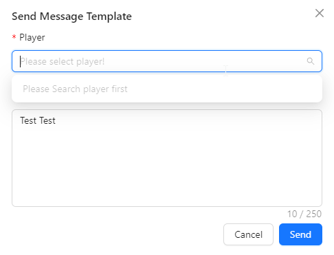 Send Message Template Image