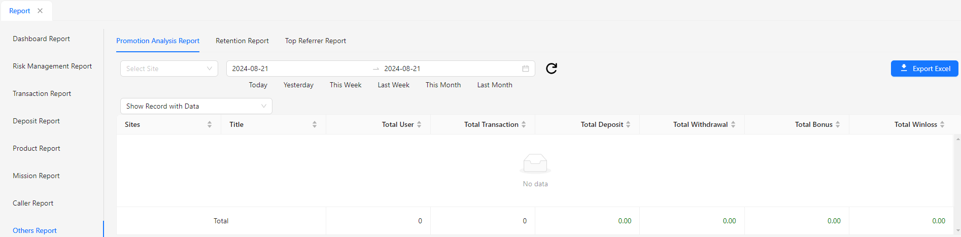 Promotion Analysis Report Image