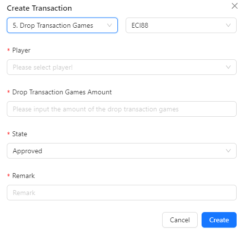 Drop Transaction Game Image